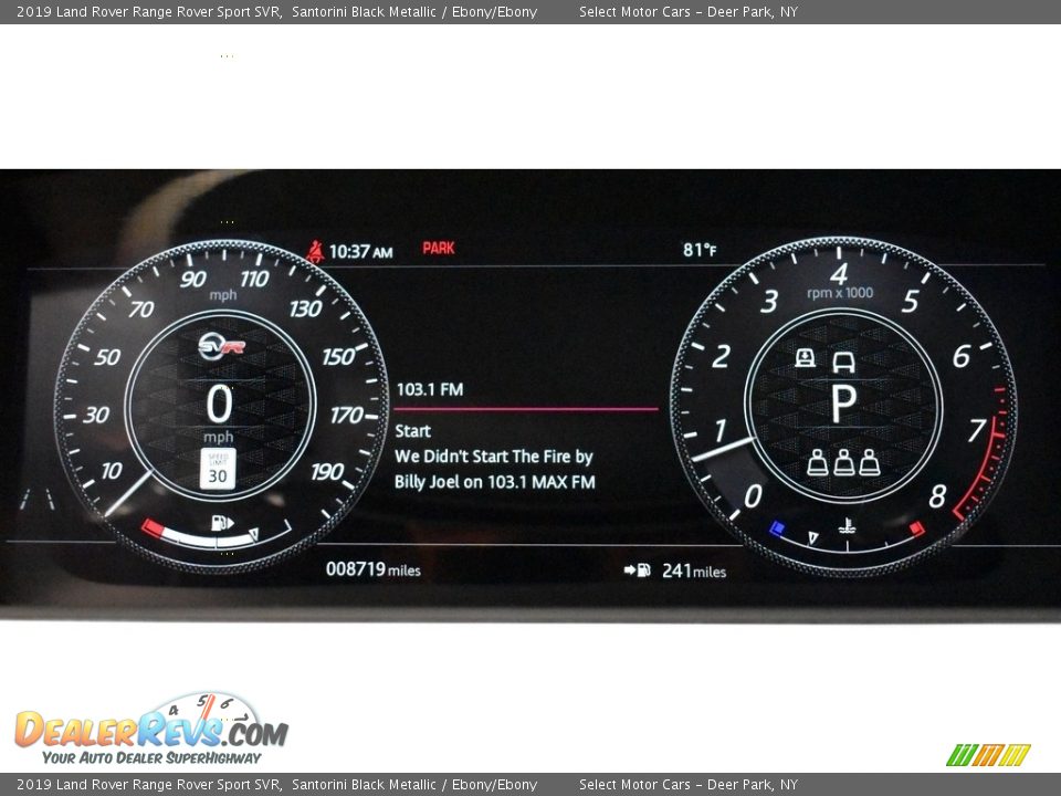 2019 Land Rover Range Rover Sport SVR Gauges Photo #22