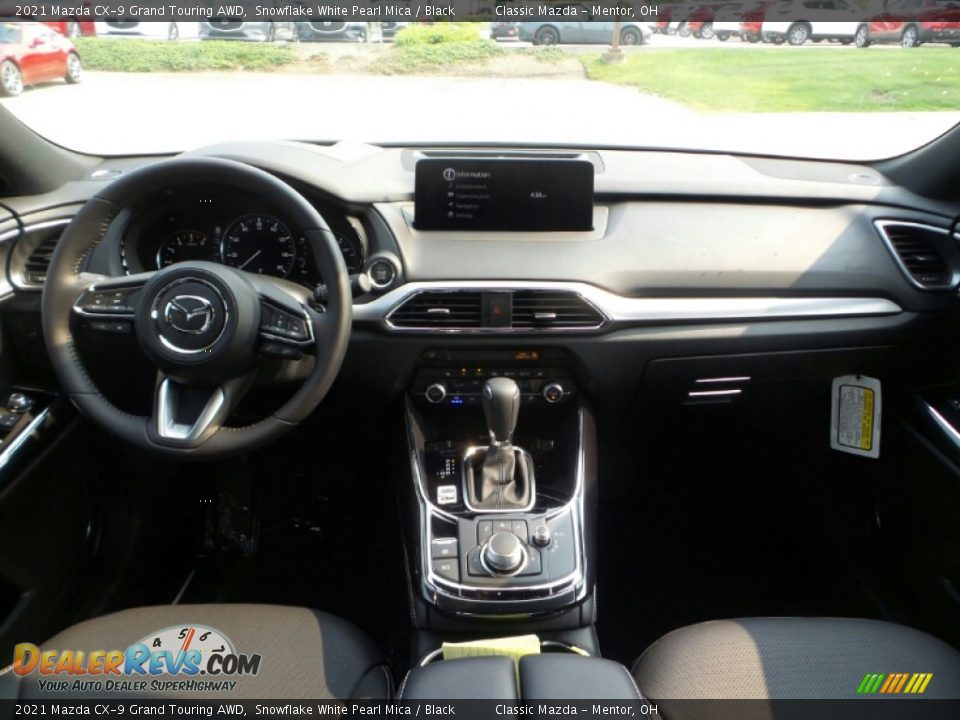 2021 Mazda CX-9 Grand Touring AWD Snowflake White Pearl Mica / Black Photo #3