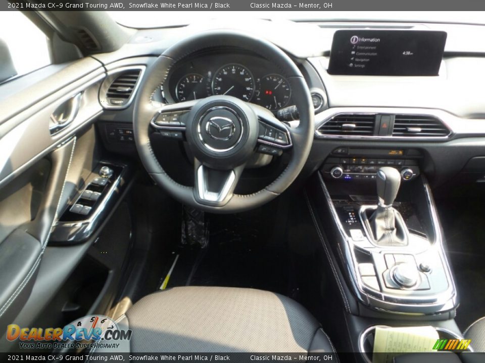 2021 Mazda CX-9 Grand Touring AWD Snowflake White Pearl Mica / Black Photo #4