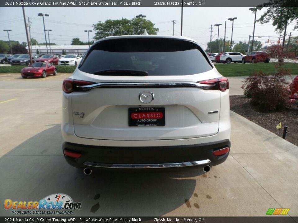 2021 Mazda CX-9 Grand Touring AWD Snowflake White Pearl Mica / Black Photo #5