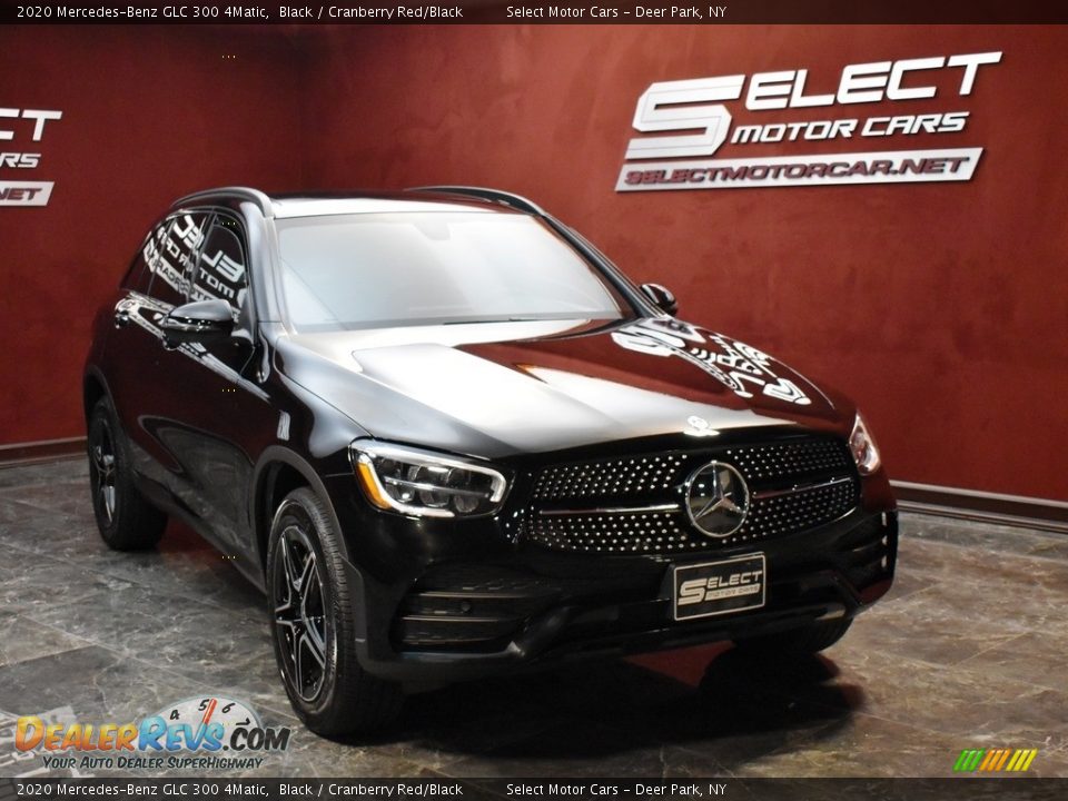 2020 Mercedes-Benz GLC 300 4Matic Black / Cranberry Red/Black Photo #3