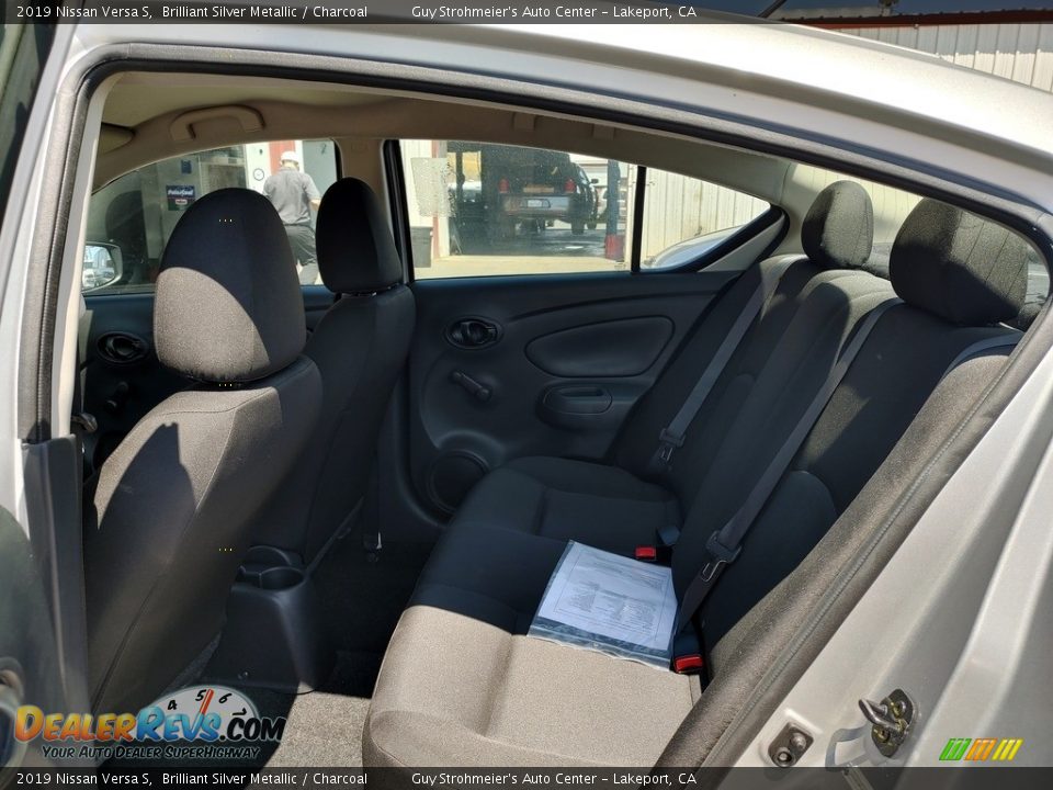 2019 Nissan Versa S Brilliant Silver Metallic / Charcoal Photo #5