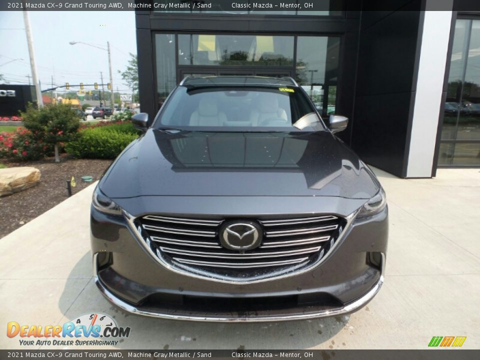 2021 Mazda CX-9 Grand Touring AWD Machine Gray Metallic / Sand Photo #2