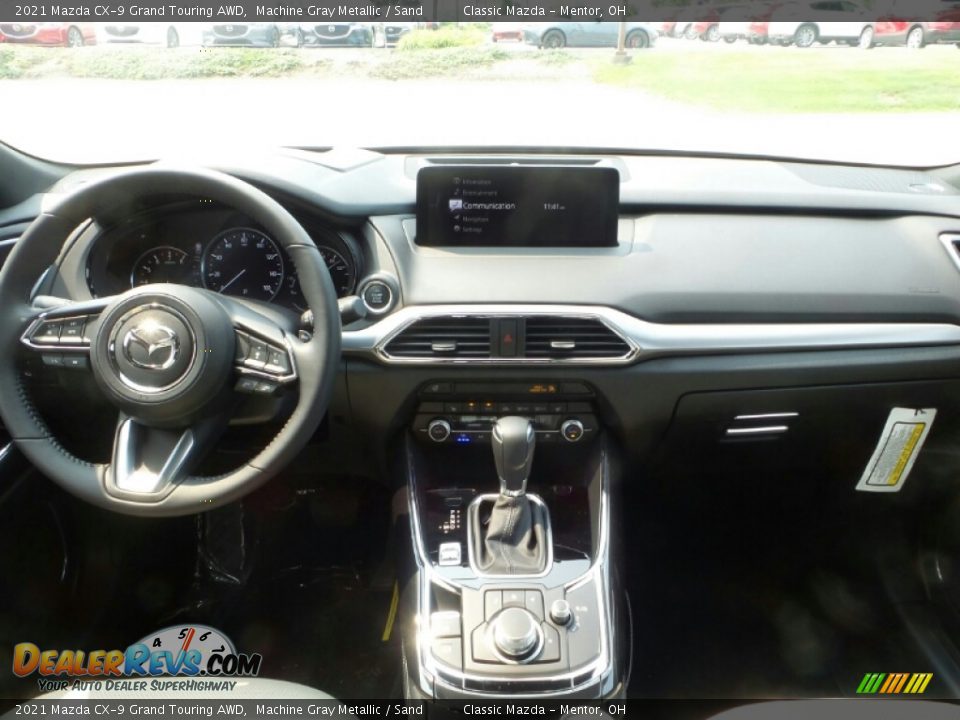 2021 Mazda CX-9 Grand Touring AWD Machine Gray Metallic / Sand Photo #3
