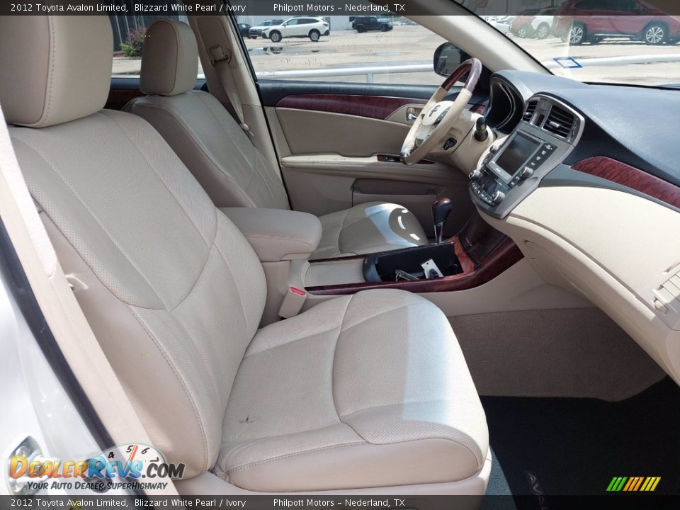 2012 Toyota Avalon Limited Blizzard White Pearl / Ivory Photo #30