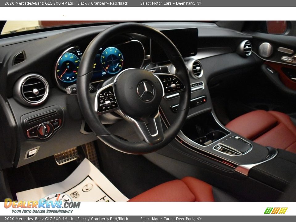 2020 Mercedes-Benz GLC 300 4Matic Black / Cranberry Red/Black Photo #12