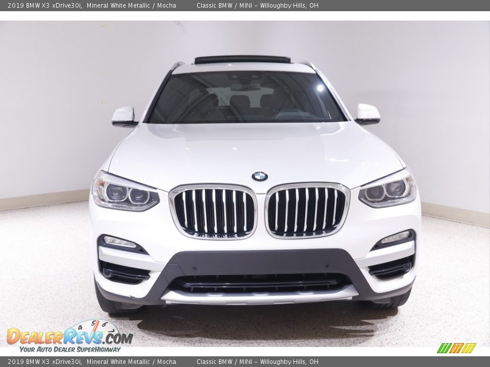 2019 BMW X3 xDrive30i Mineral White Metallic / Mocha Photo #2