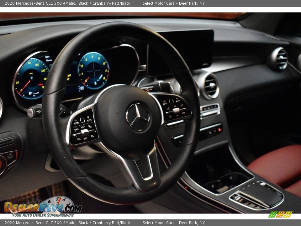 2020 Mercedes-Benz GLC 300 4Matic Black / Cranberry Red/Black Photo #13