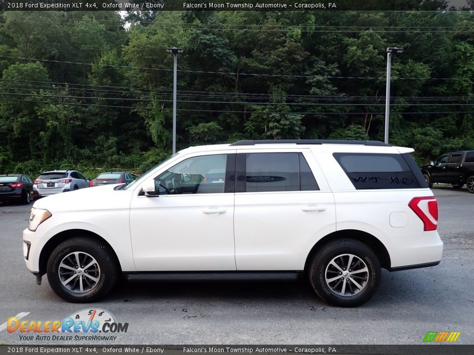 2018 Ford Expedition XLT 4x4 Oxford White / Ebony Photo #4