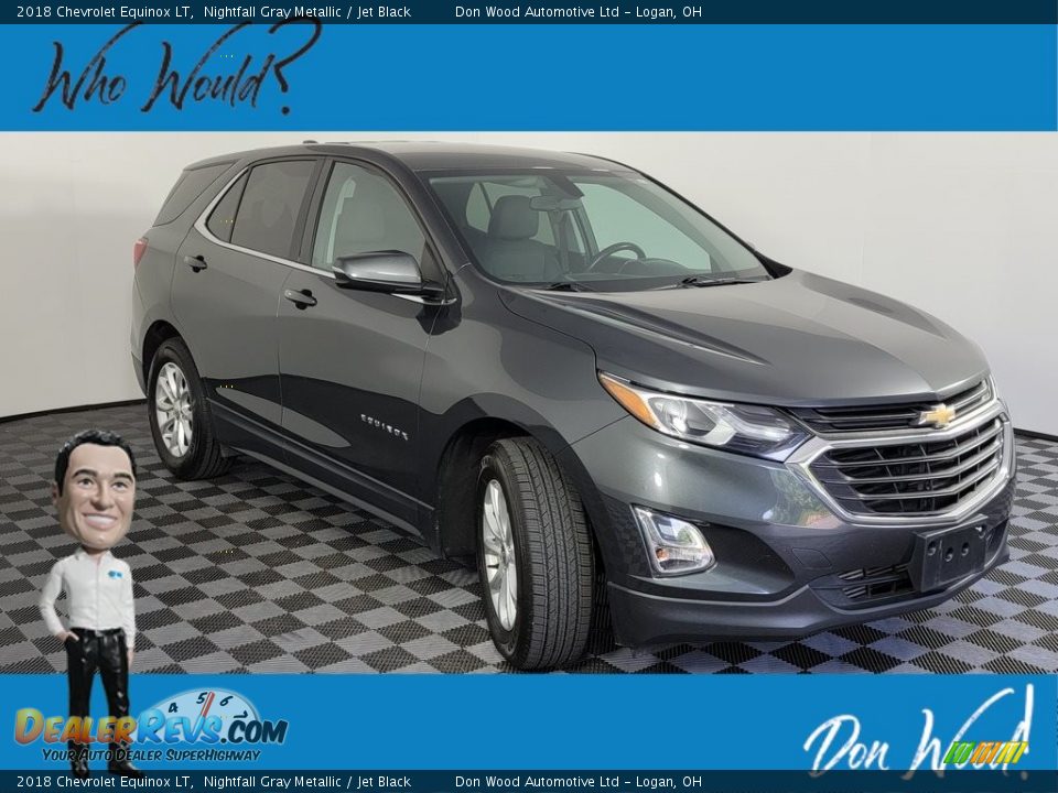 2018 Chevrolet Equinox LT Nightfall Gray Metallic / Jet Black Photo #1