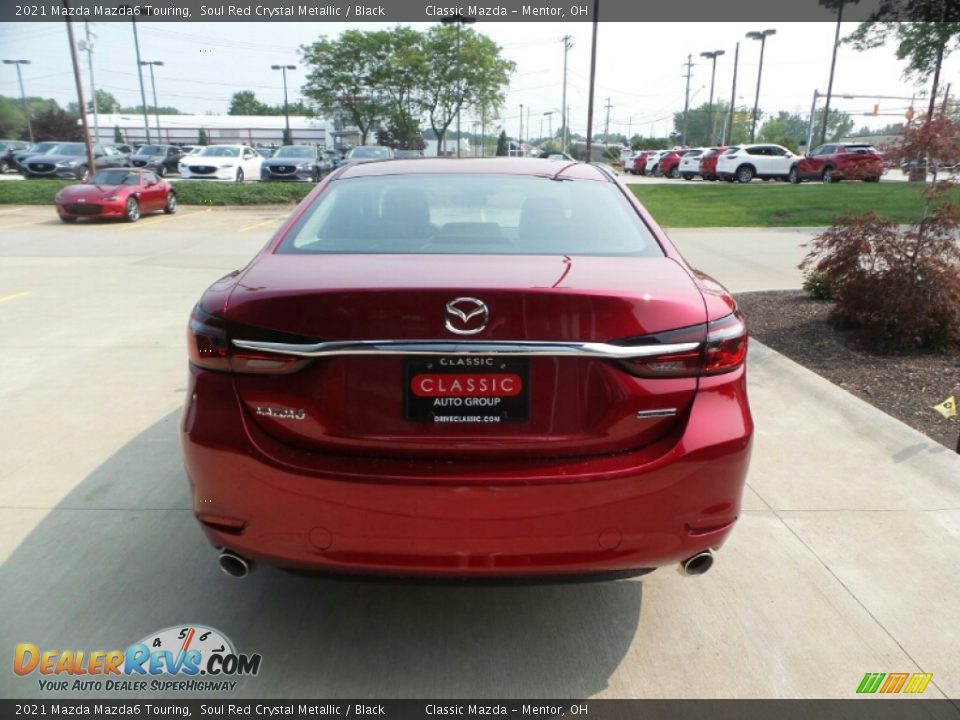 2021 Mazda Mazda6 Touring Soul Red Crystal Metallic / Black Photo #5