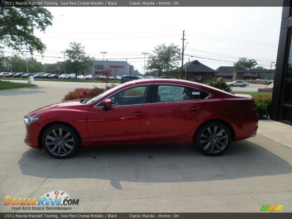 2021 Mazda Mazda6 Touring Soul Red Crystal Metallic / Black Photo #6