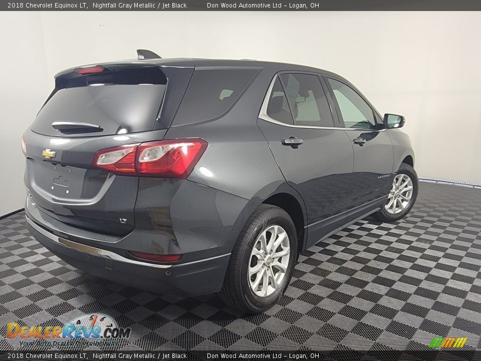 2018 Chevrolet Equinox LT Nightfall Gray Metallic / Jet Black Photo #8