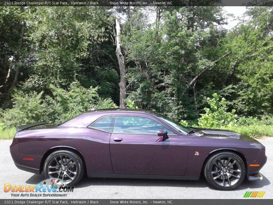 2021 Dodge Challenger R/T Scat Pack Hellraisin / Black Photo #5