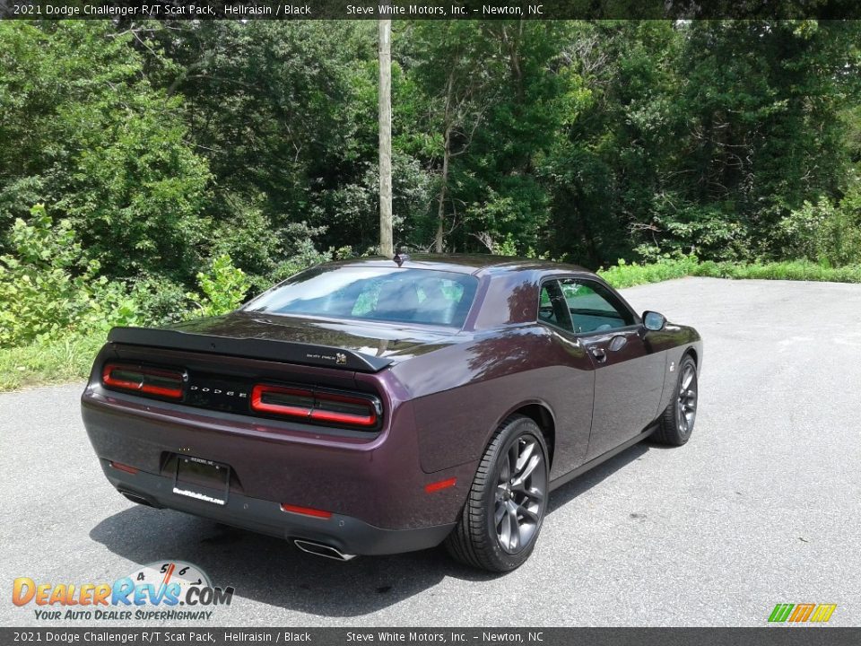 2021 Dodge Challenger R/T Scat Pack Hellraisin / Black Photo #6