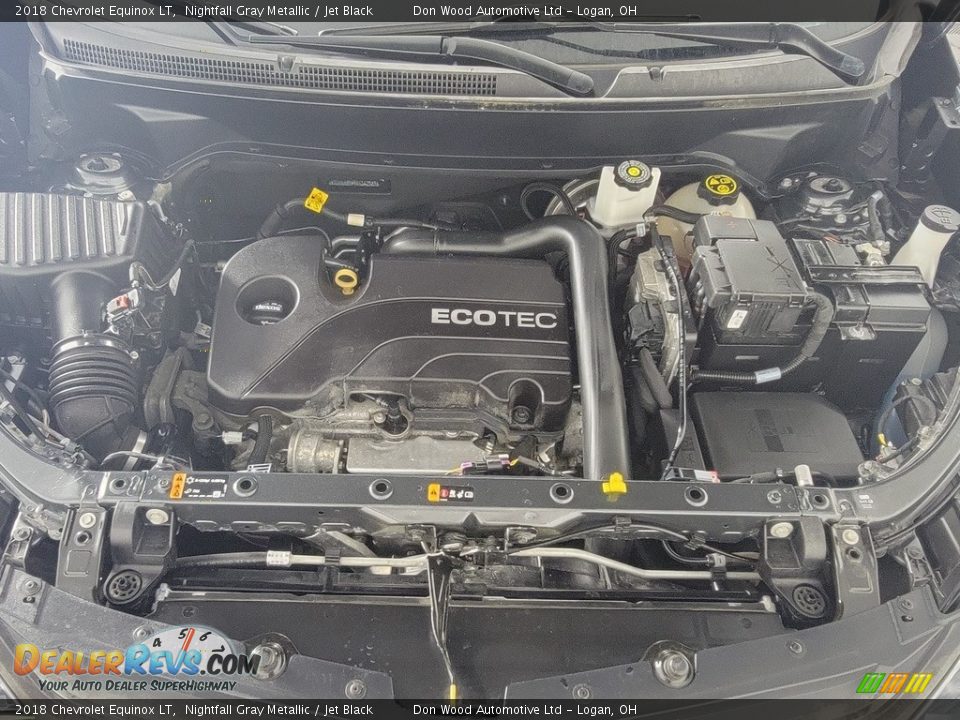 2018 Chevrolet Equinox LT Nightfall Gray Metallic / Jet Black Photo #14