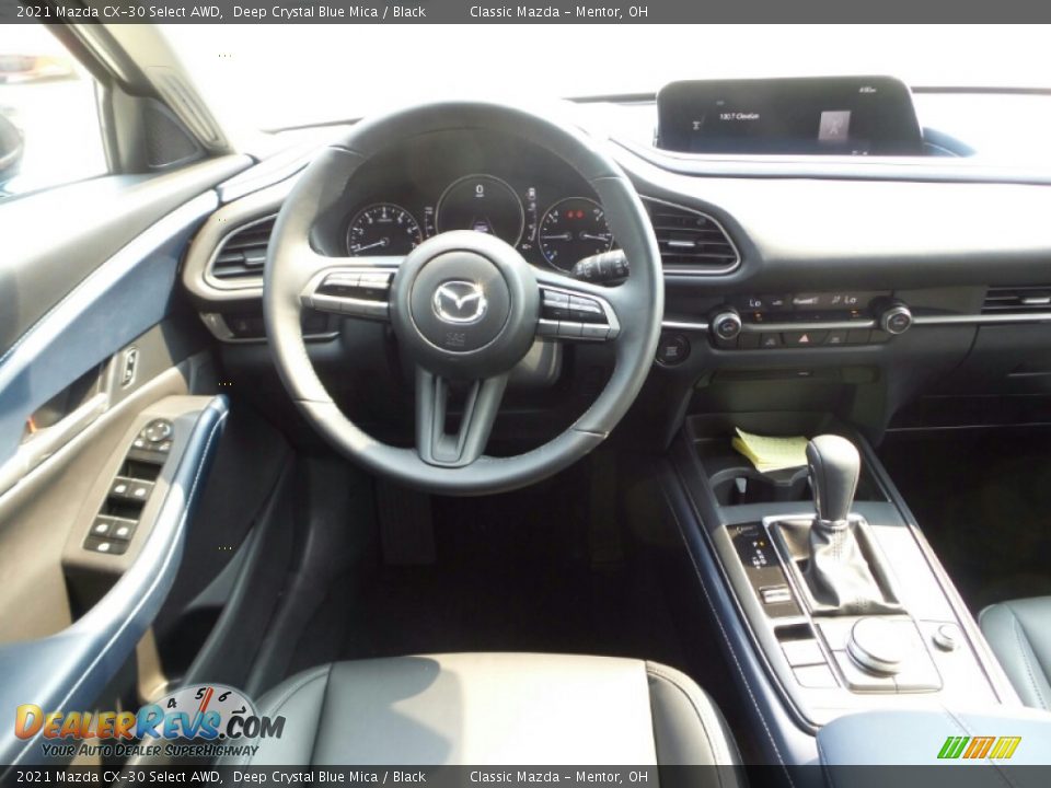 2021 Mazda CX-30 Select AWD Deep Crystal Blue Mica / Black Photo #4