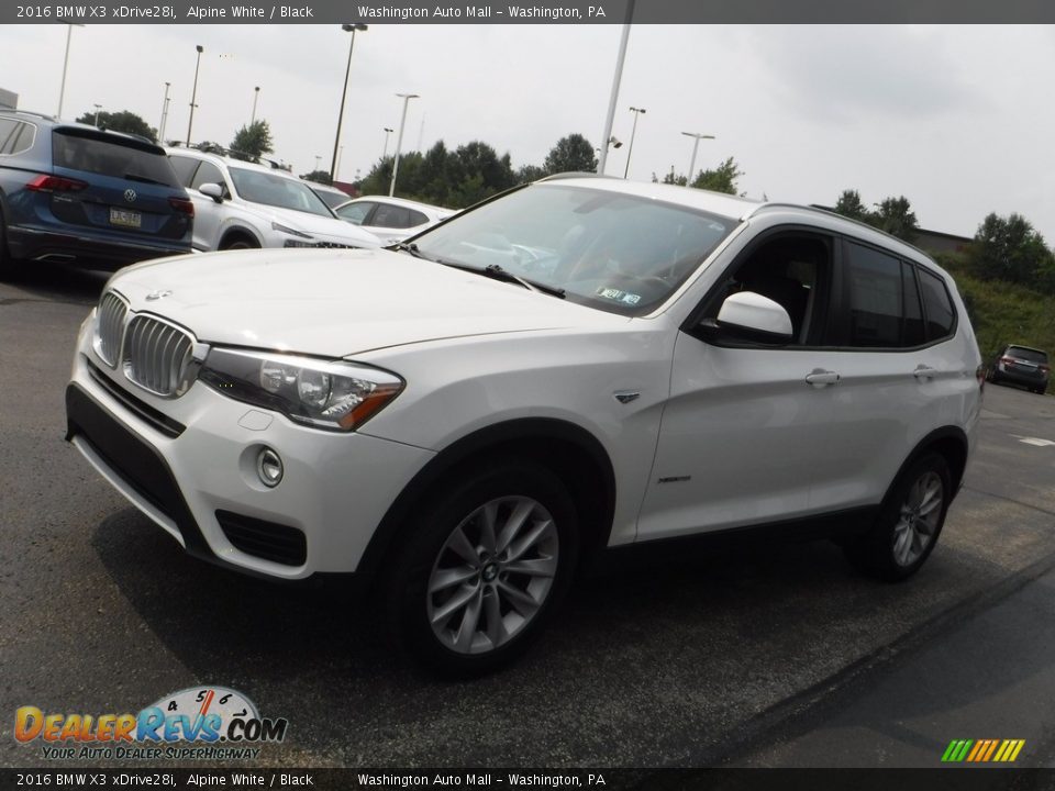 2016 BMW X3 xDrive28i Alpine White / Black Photo #7