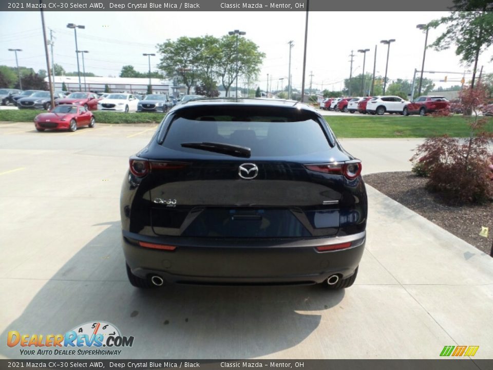 2021 Mazda CX-30 Select AWD Deep Crystal Blue Mica / Black Photo #5