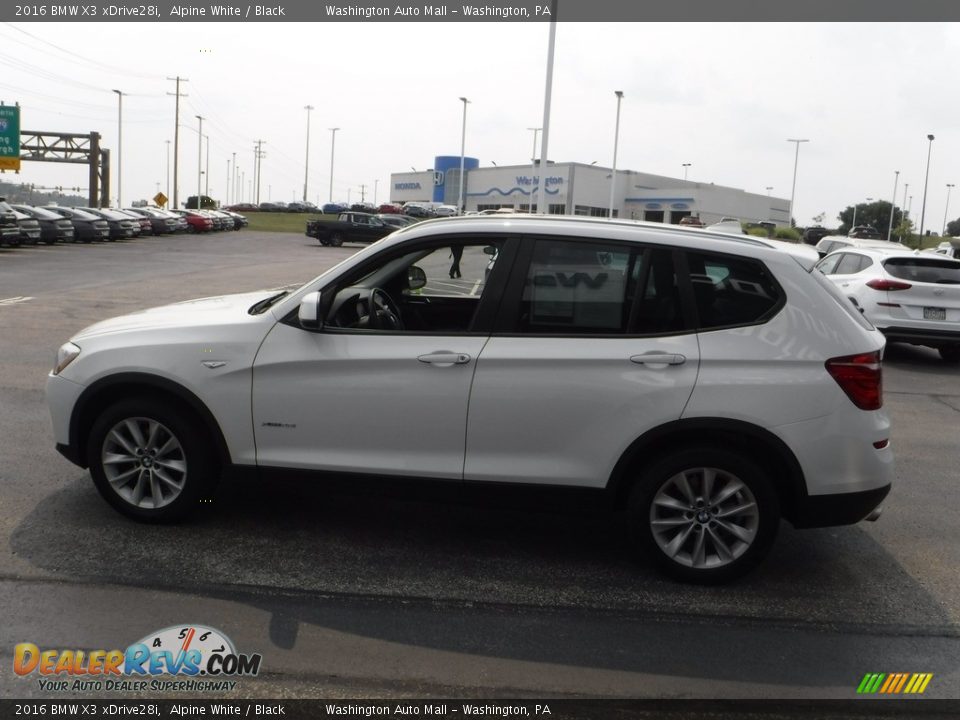 2016 BMW X3 xDrive28i Alpine White / Black Photo #8