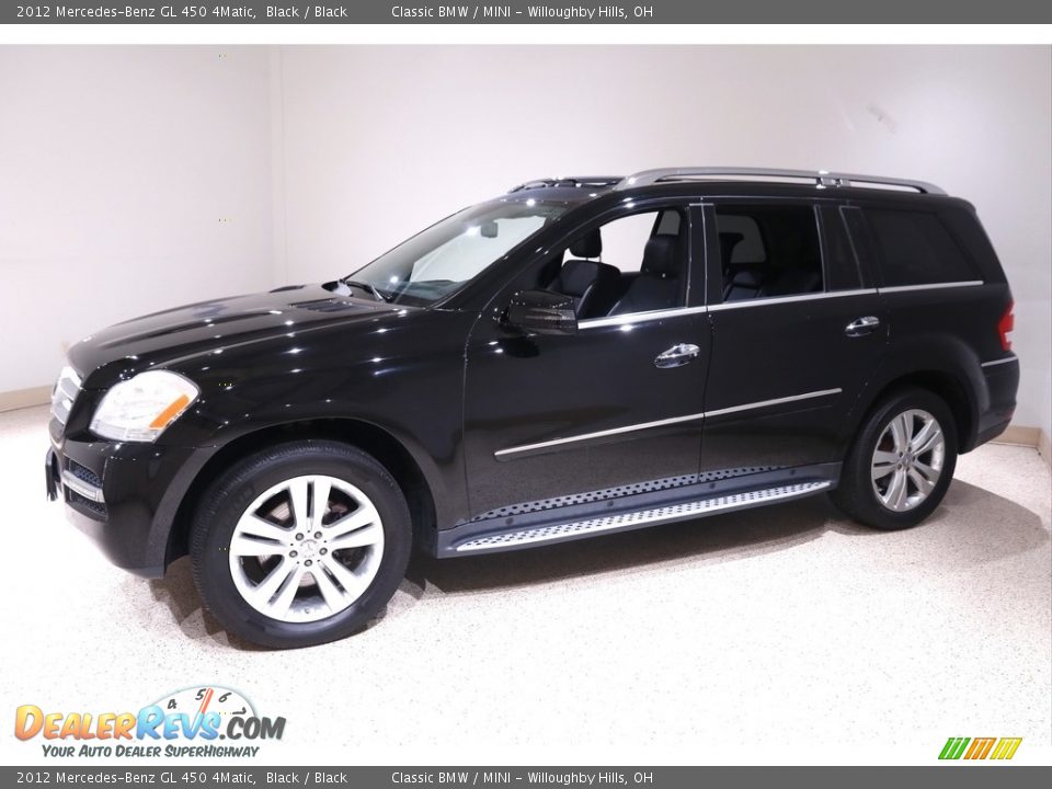 2012 Mercedes-Benz GL 450 4Matic Black / Black Photo #3