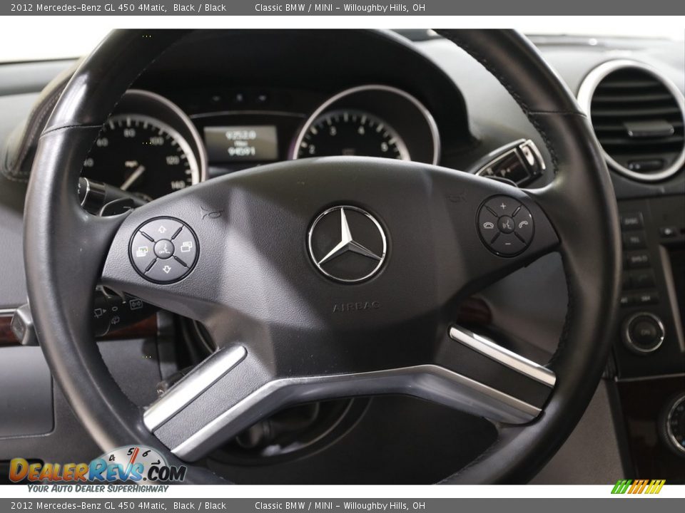 2012 Mercedes-Benz GL 450 4Matic Black / Black Photo #7