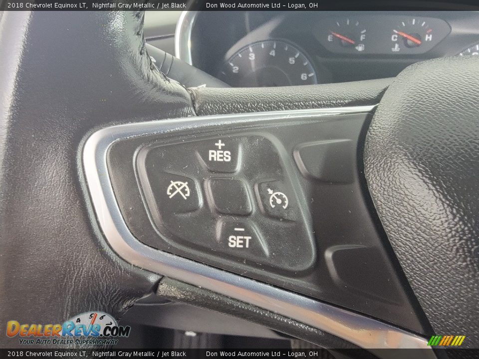 2018 Chevrolet Equinox LT Nightfall Gray Metallic / Jet Black Photo #22