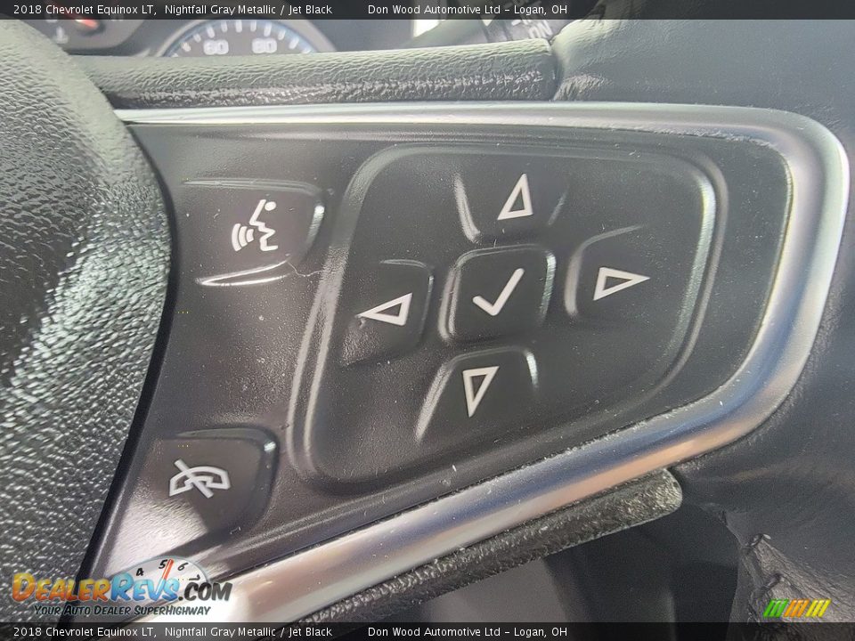 2018 Chevrolet Equinox LT Nightfall Gray Metallic / Jet Black Photo #23