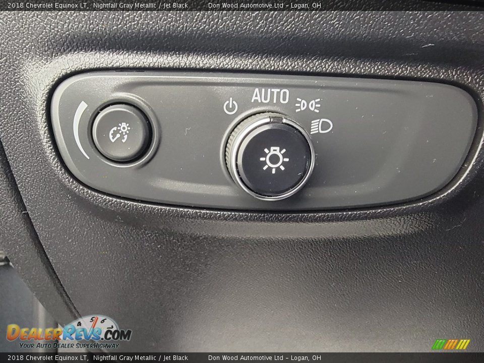 2018 Chevrolet Equinox LT Nightfall Gray Metallic / Jet Black Photo #24