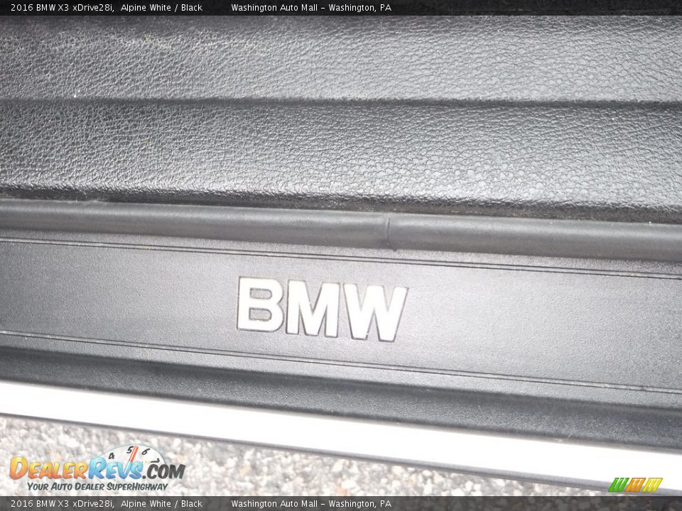 2016 BMW X3 xDrive28i Alpine White / Black Photo #17