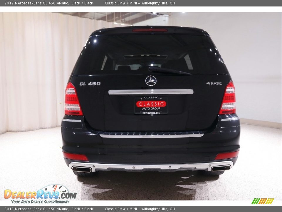 2012 Mercedes-Benz GL 450 4Matic Black / Black Photo #18