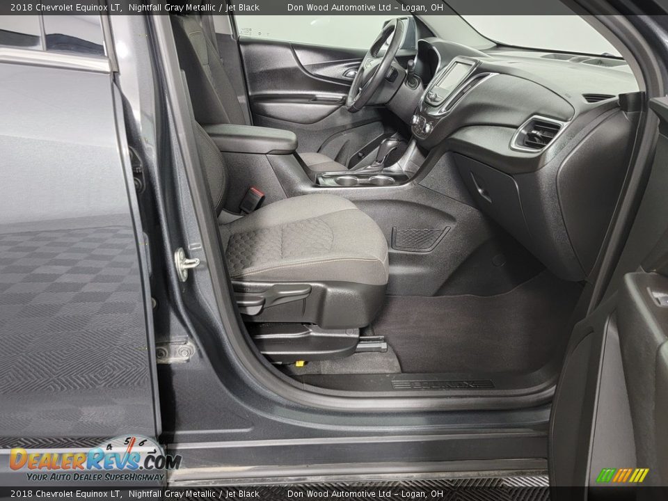 2018 Chevrolet Equinox LT Nightfall Gray Metallic / Jet Black Photo #36