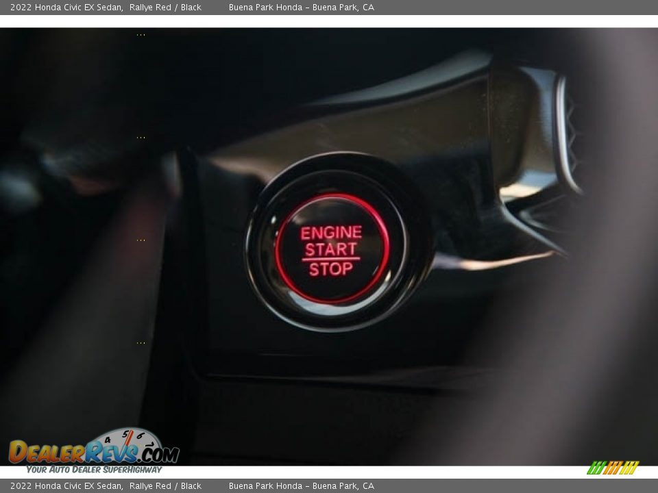 2022 Honda Civic EX Sedan Rallye Red / Black Photo #23