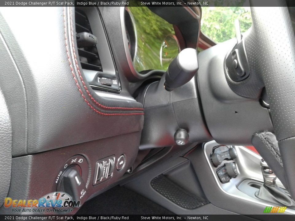 2021 Dodge Challenger R/T Scat Pack Indigo Blue / Black/Ruby Red Photo #11