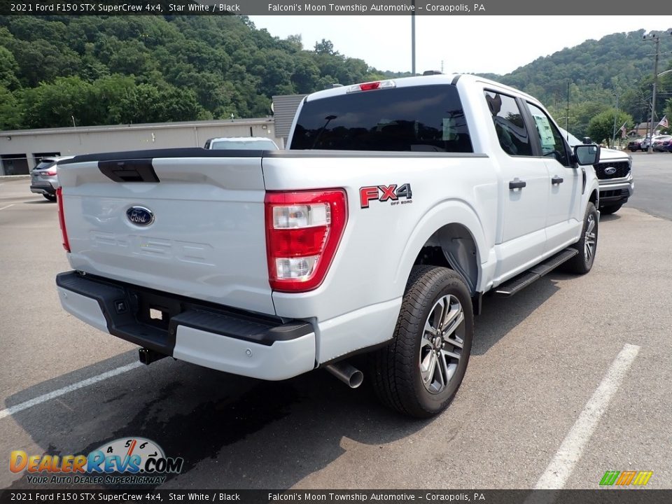 2021 Ford F150 STX SuperCrew 4x4 Star White / Black Photo #2