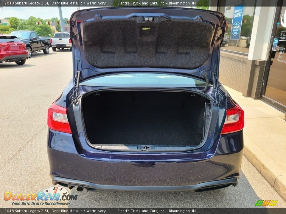 2018 Subaru Legacy 2.5i Dark Blue Metallic / Warm Ivory Photo #30