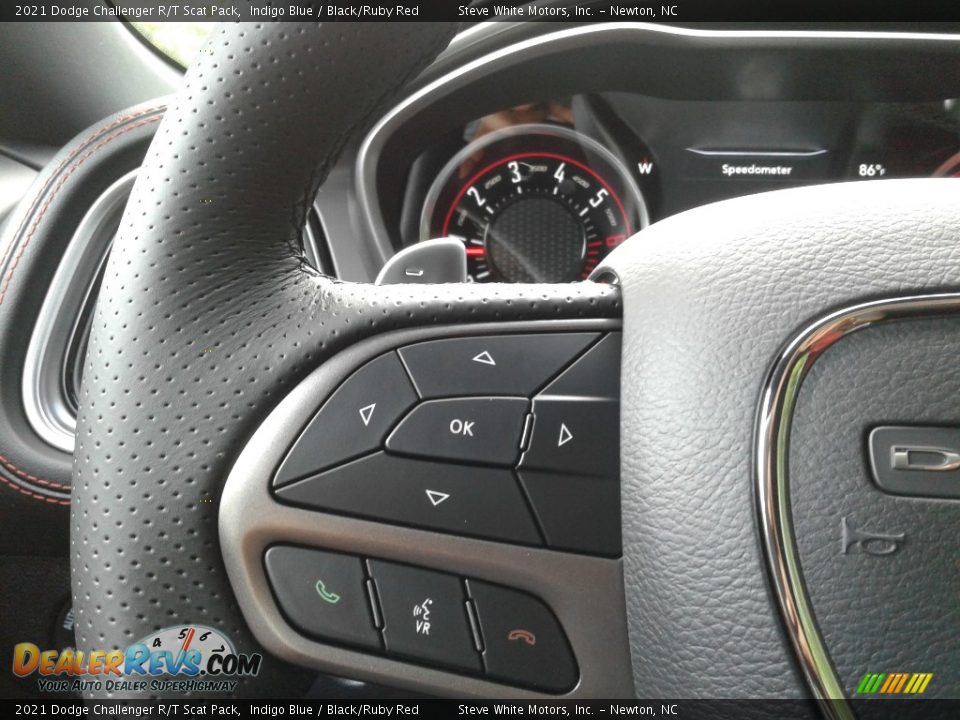 2021 Dodge Challenger R/T Scat Pack Steering Wheel Photo #17