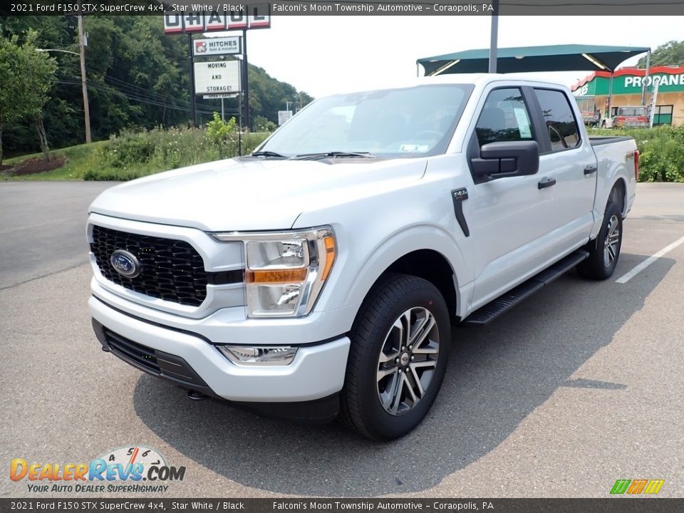 2021 Ford F150 STX SuperCrew 4x4 Star White / Black Photo #5