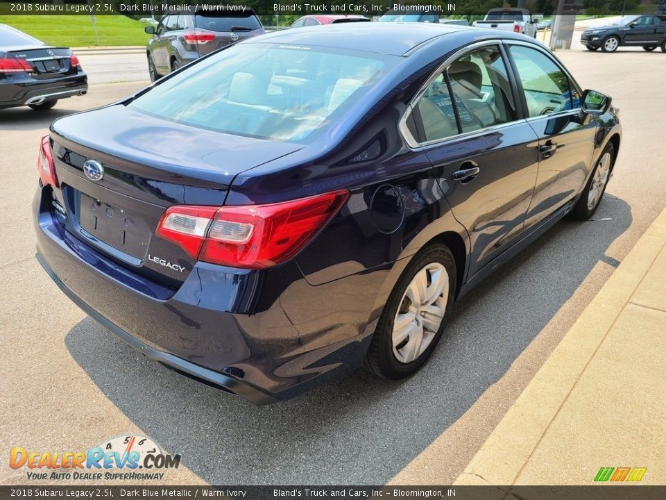 2018 Subaru Legacy 2.5i Dark Blue Metallic / Warm Ivory Photo #33