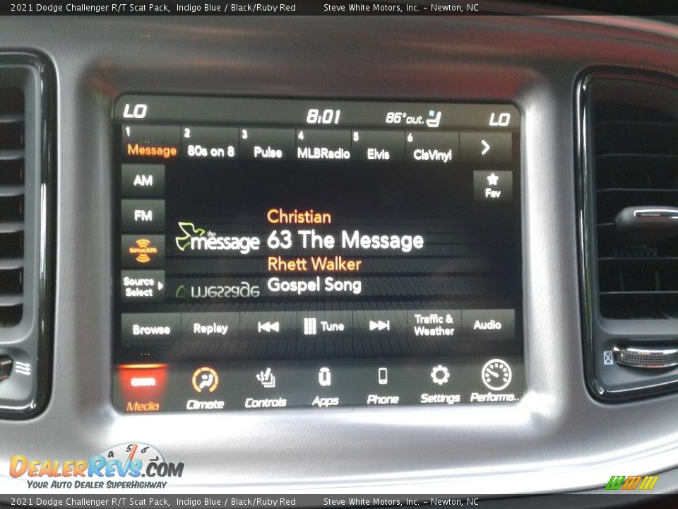2021 Dodge Challenger R/T Scat Pack Indigo Blue / Black/Ruby Red Photo #20
