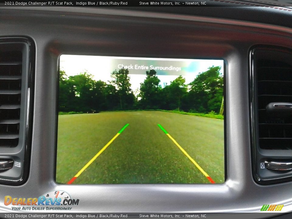 2021 Dodge Challenger R/T Scat Pack Indigo Blue / Black/Ruby Red Photo #22
