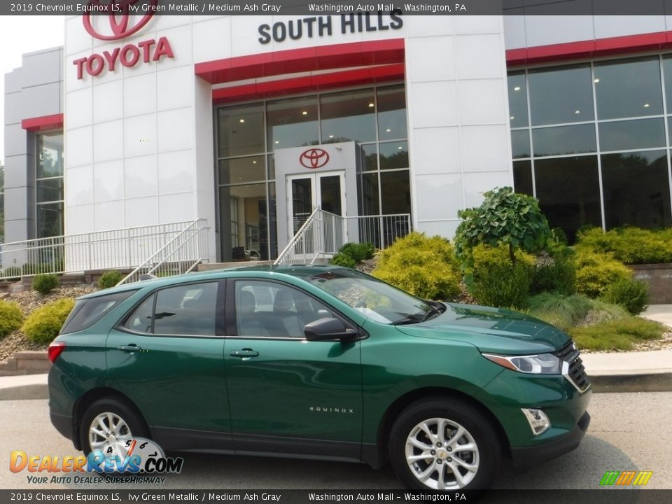 2019 Chevrolet Equinox LS Ivy Green Metallic / Medium Ash Gray Photo #2