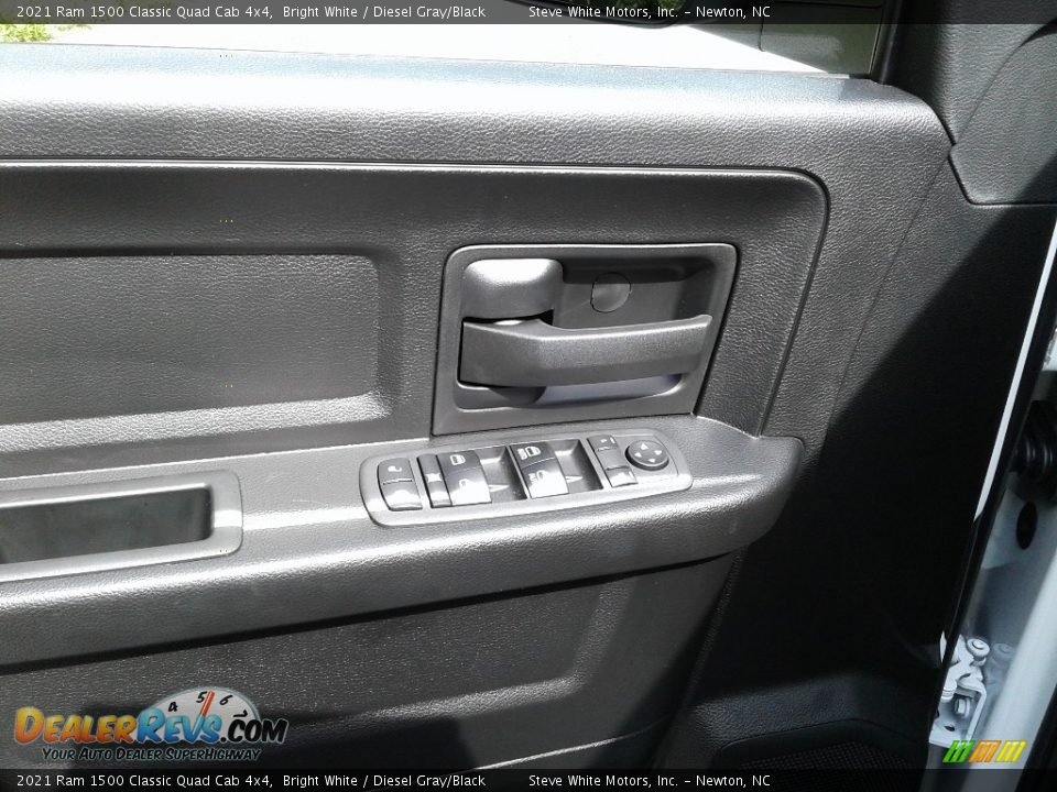 2021 Ram 1500 Classic Quad Cab 4x4 Bright White / Diesel Gray/Black Photo #10