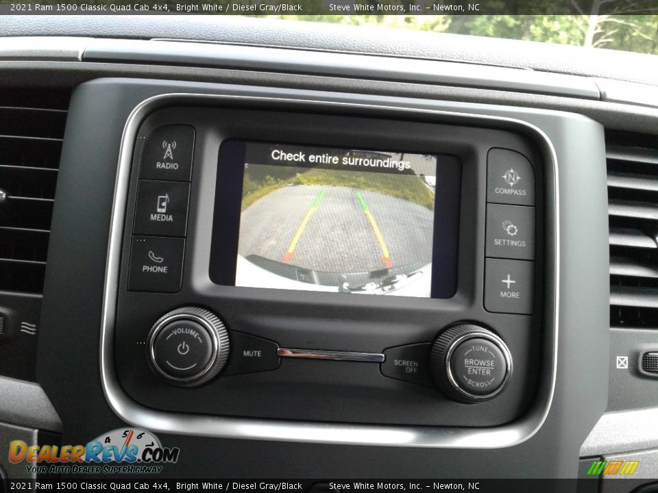 2021 Ram 1500 Classic Quad Cab 4x4 Bright White / Diesel Gray/Black Photo #20