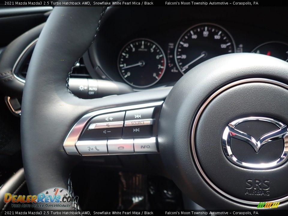 2021 Mazda Mazda3 2.5 Turbo Hatchback AWD Steering Wheel Photo #20