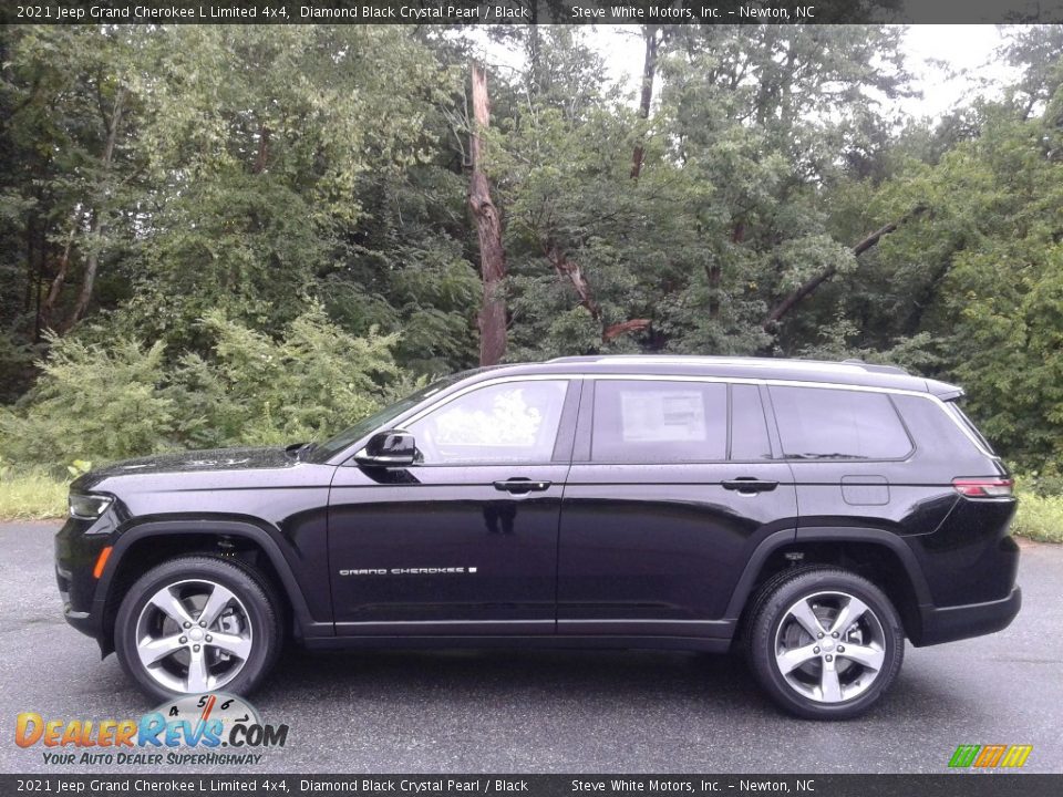 Diamond Black Crystal Pearl 2021 Jeep Grand Cherokee L Limited 4x4 Photo #1