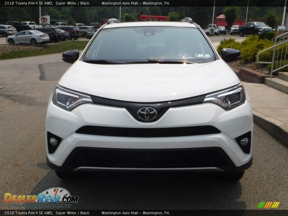 2018 Toyota RAV4 SE AWD Super White / Black Photo #10