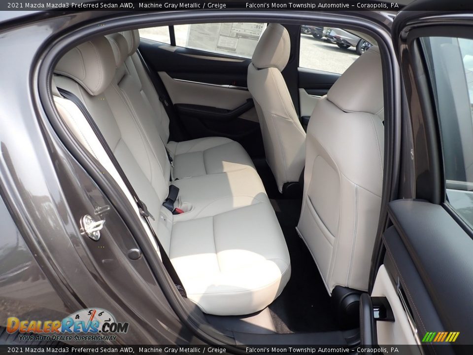 Rear Seat of 2021 Mazda Mazda3 Preferred Sedan AWD Photo #10