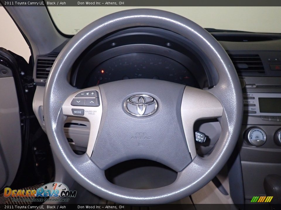 2011 Toyota Camry LE Black / Ash Photo #26