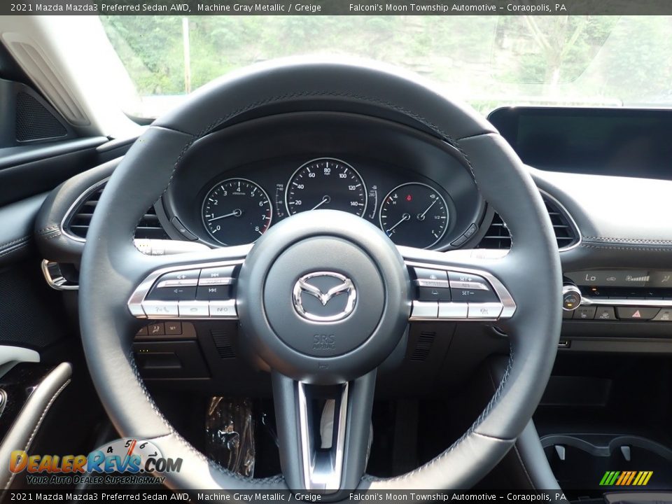 2021 Mazda Mazda3 Preferred Sedan AWD Steering Wheel Photo #20